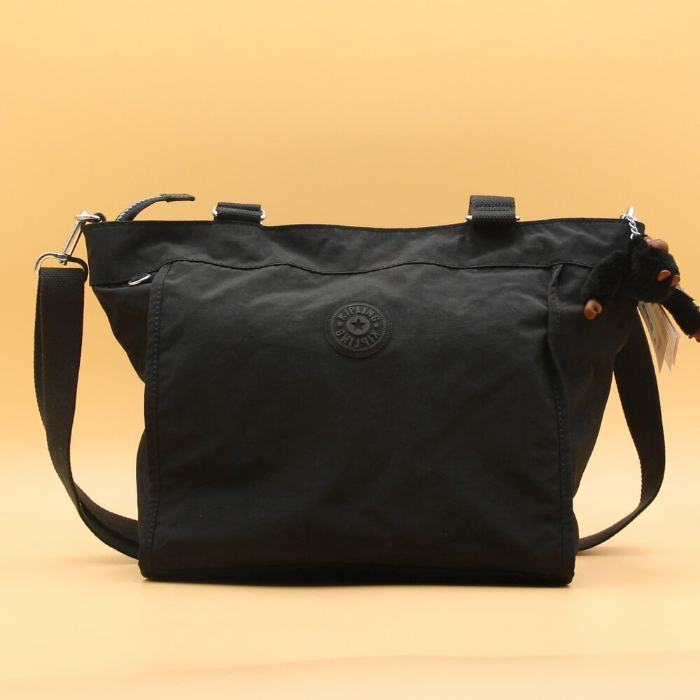 Kipling New Shoppers Tote Bag Handles TM5492 Black